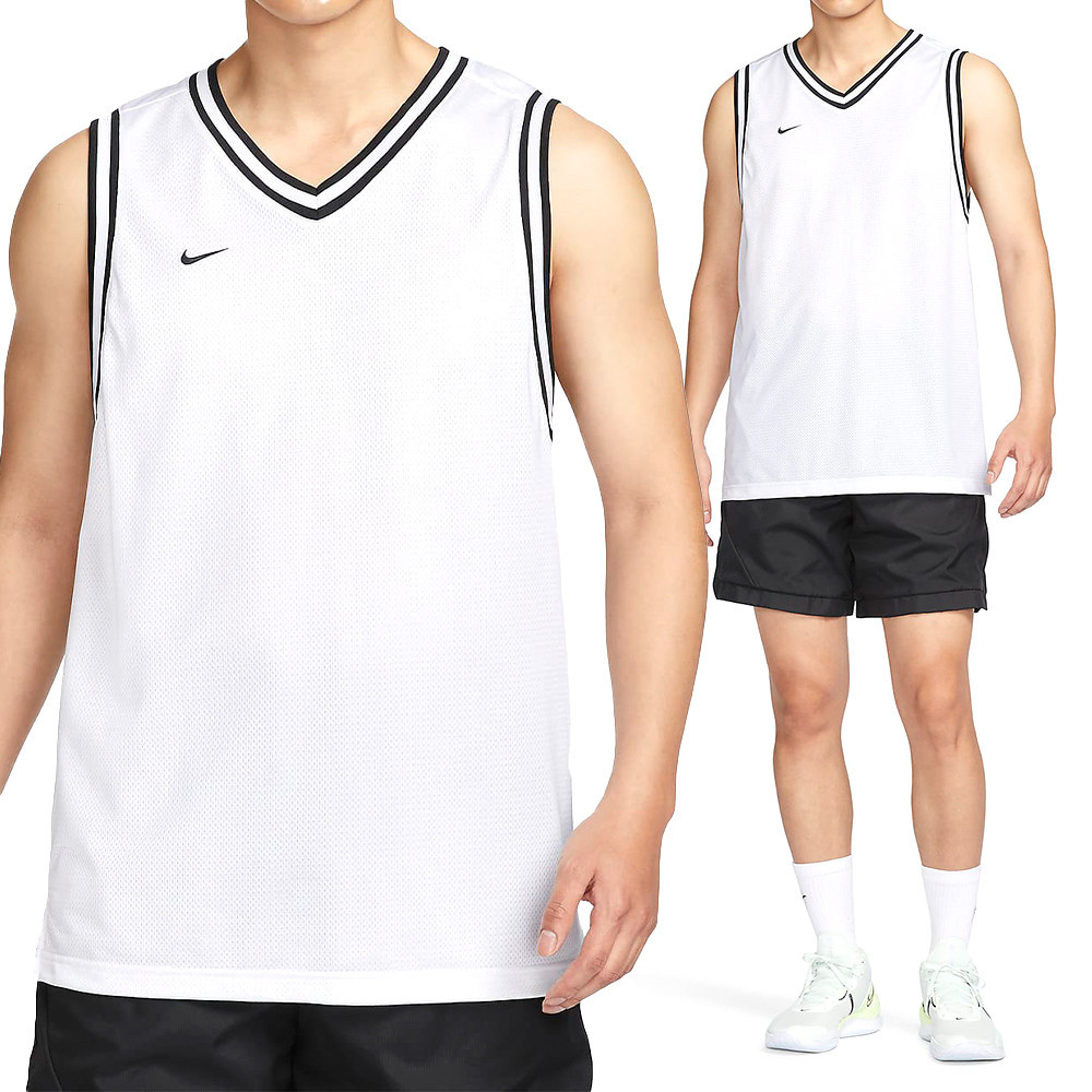 Nike AS M NK DF DNA Jersey 男 白 籃球背心 運動 透氣 排汗 背心 FQ3708-100