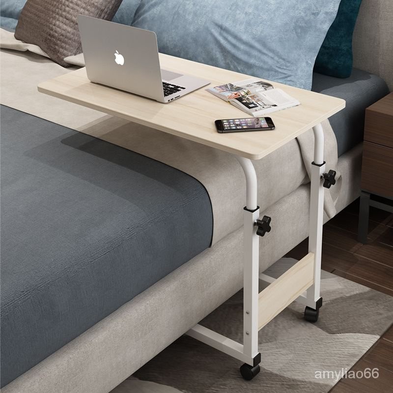 熱賣新款⭐電腦桌懶人床邊桌臺式傢用簡約書桌宿捨簡易床上小桌子可移動陞降