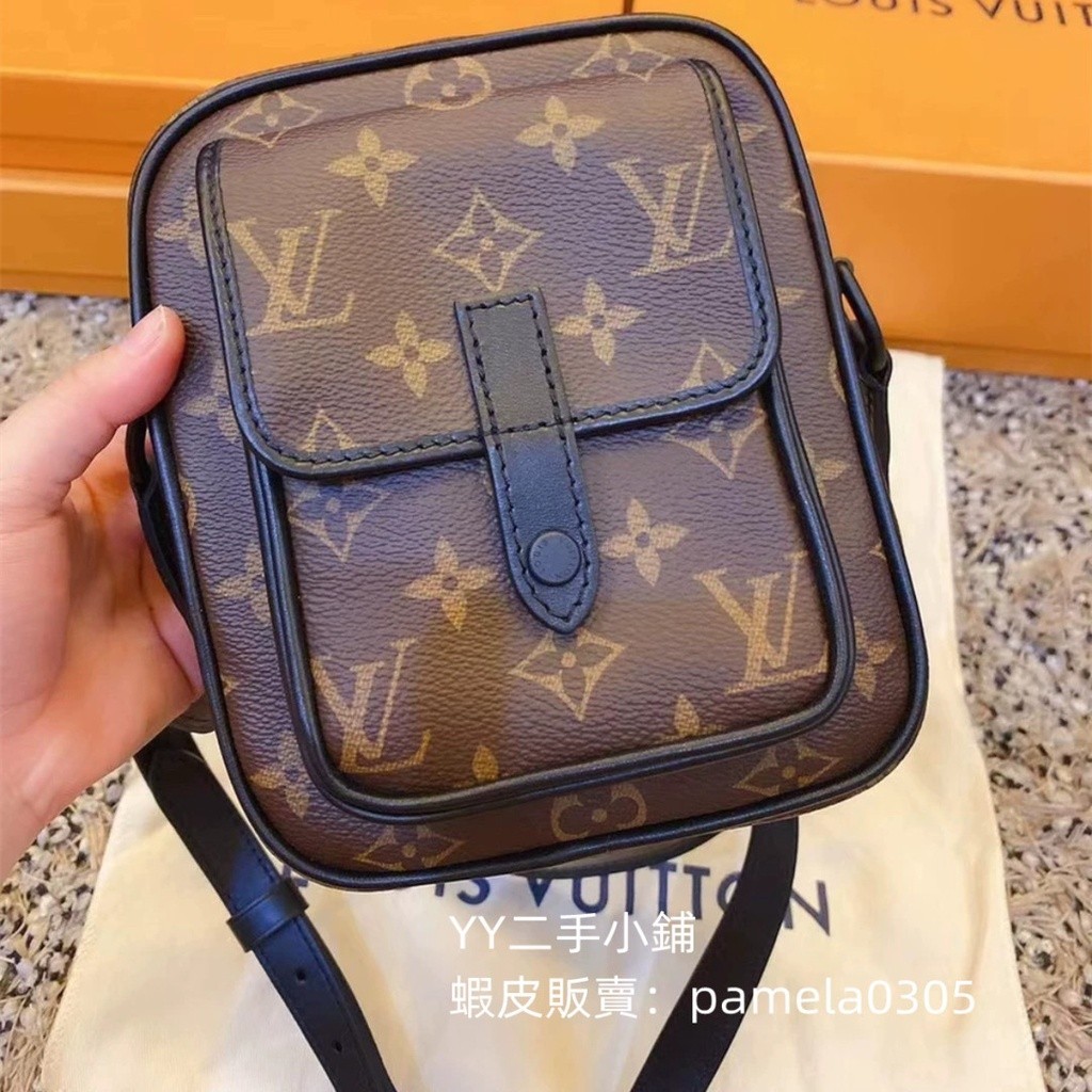 精品二手 LV 路易威登 CHRISTOPHER M69404 2020 相機包 老花 手機包 斜背包 肩背包 男款