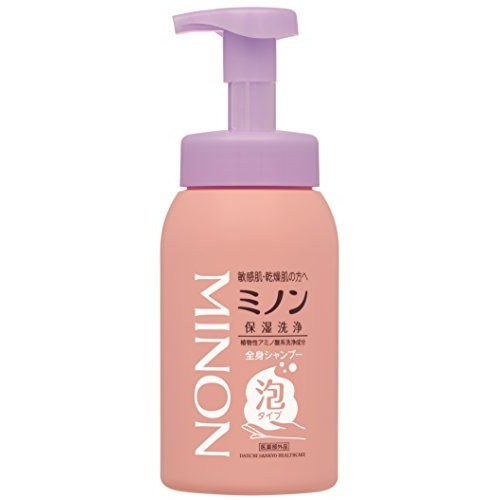 直接從日本 MINON Minon 全身洗髮水泡沫型 500mL