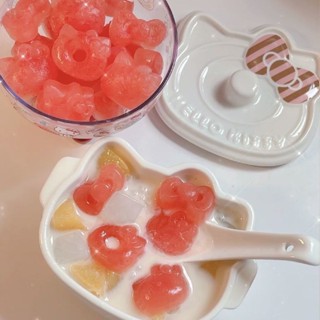 【臺灣發貨 特價處理】少女心hellokitty矽膠模具雪糕巧克力凱蒂貓diy製作可愛卡通冰格
