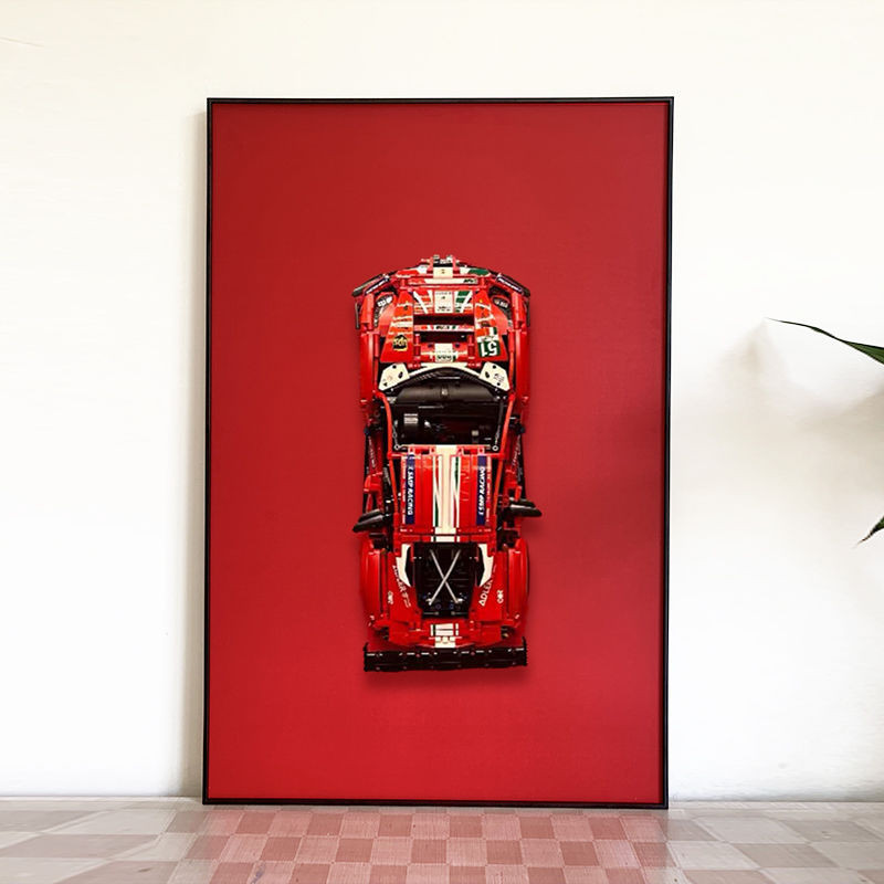 lego相框 積木相框 樂高相框 lego壁掛相框 上墻相框 lego展示 911樂高汽車模型專用相框
