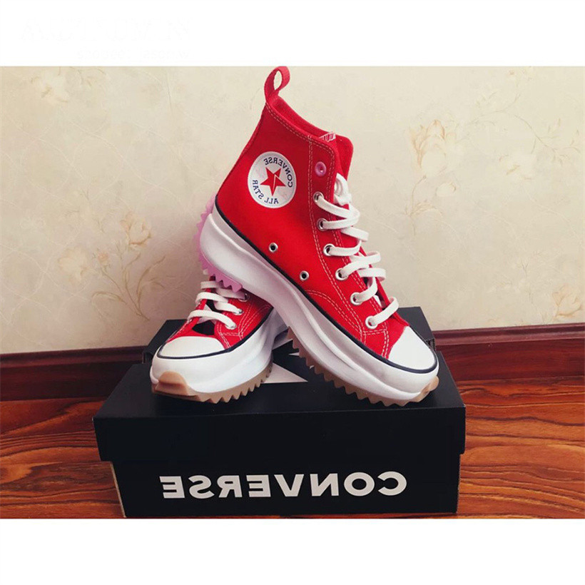 特價款 Converse Run Star Hike Hi 167107C 紅色 鋸齒帆布鞋 增高效果 高筒