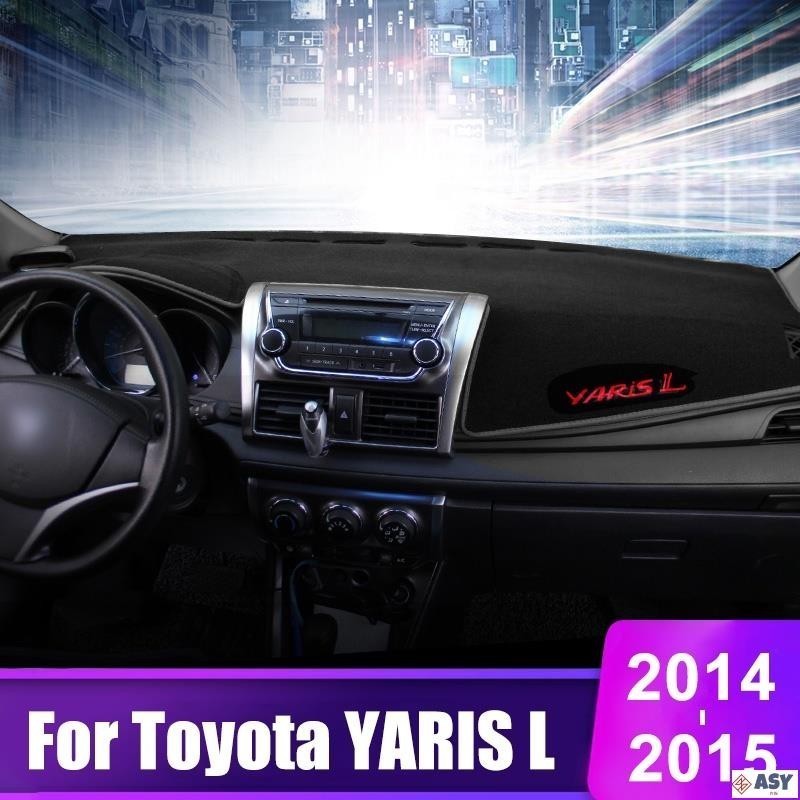 適用於豐田 Toyota Yaris XP130 2014 2015 汽車儀表板避免了光墊儀表平台桌子蓋墊地毯防滑配件