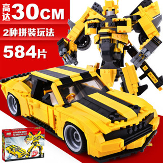 進口積木相容樂高lego相容樂高積木變形玩具動腦益智拼裝兒童機器人男女孩子模型禮物