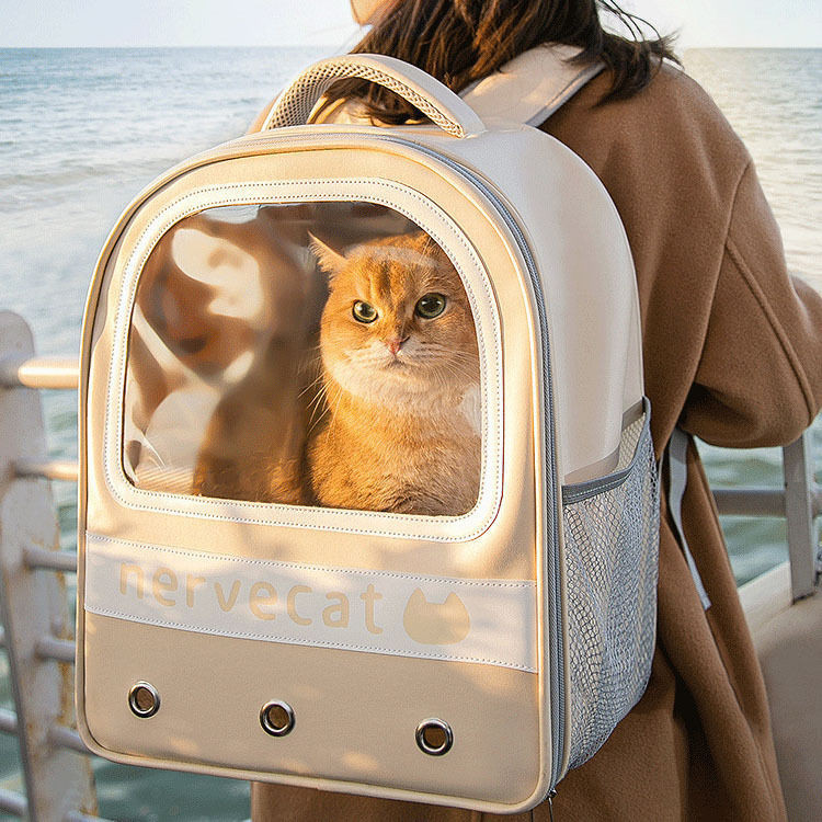 ☀愛寵❉貓包外出便攜貓籠子單肩包斜跨貓咪手提包太空艙寵物包貓咪太空包