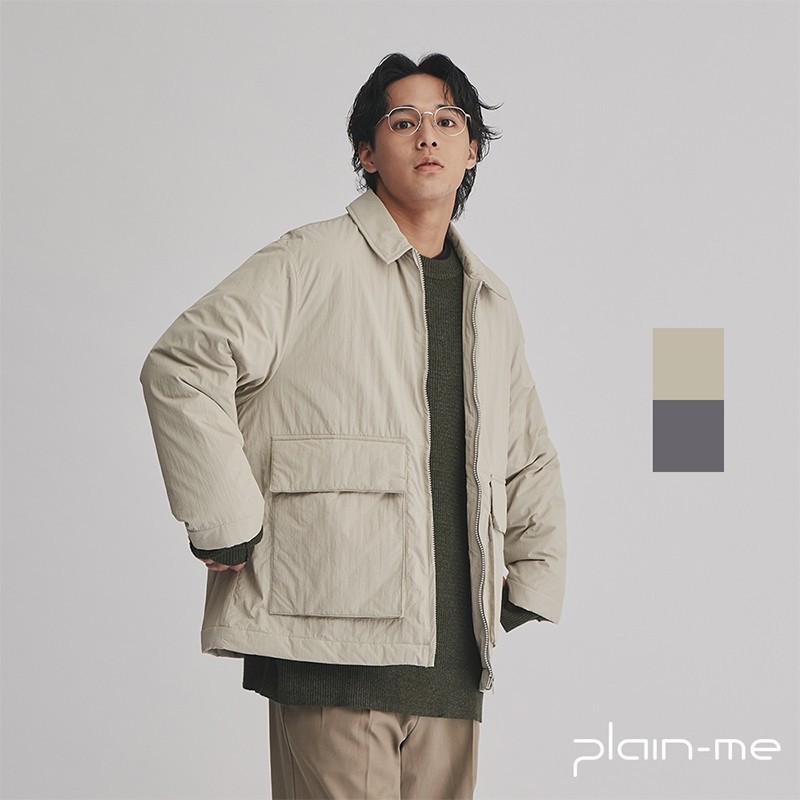 【plain-me】OOPLM 薄鋪棉立體口袋工裝外套 OPM1106-242 &lt;男女款 外套 長袖&gt;