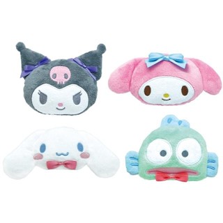 【現貨】小禮堂 Sanrio 三麗鷗 絨毛造型安全帶扣 (大頭款) 酷洛米 大耳狗 人魚漢頓