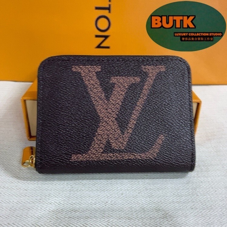 折扣 LV 路易威登 ZIPPY COIN PURSE 大花 拉鍊 零錢包 卡夾 M69354 短夾