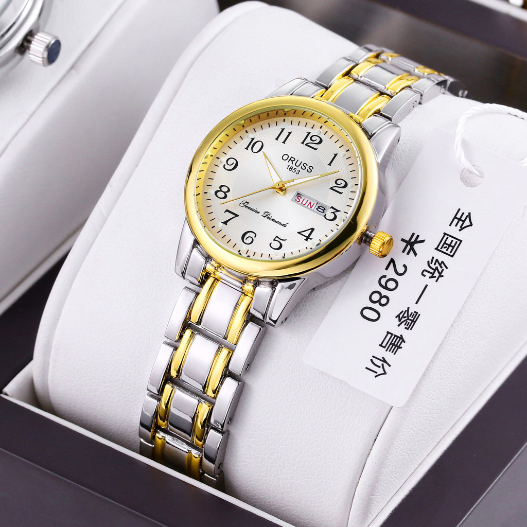 Yelly's~Shop新款瑞士品牌奧瑞時手錶女士全自動機芯錶超薄夜光防水水鑽女錶