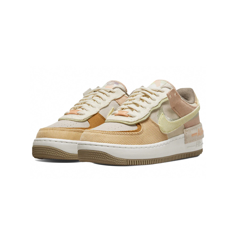 Nike Air Force 1 Shodow 燈芯絨 拼接 休閒鞋 DQ5075-187