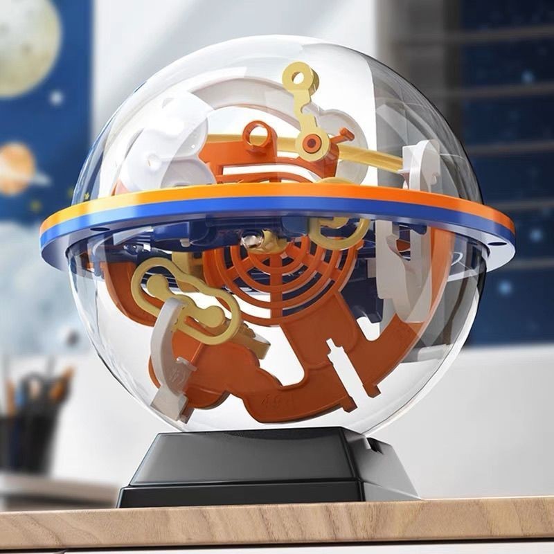 彩虹💯⊰迷宮⊱愛可優立體迷宮球3D智力球大號100-299關迷宮走珠幻智球益智玩具