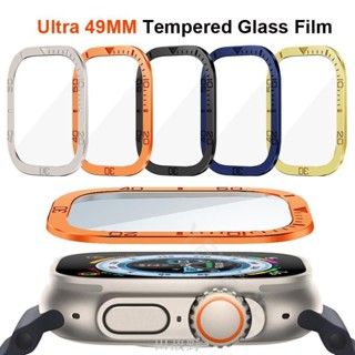 【田故野】滿屏熒幕保護貼 適用蘋果手錶 Apple Watch Ultra 49mm手錶膜 全覆蓋鋼化膜