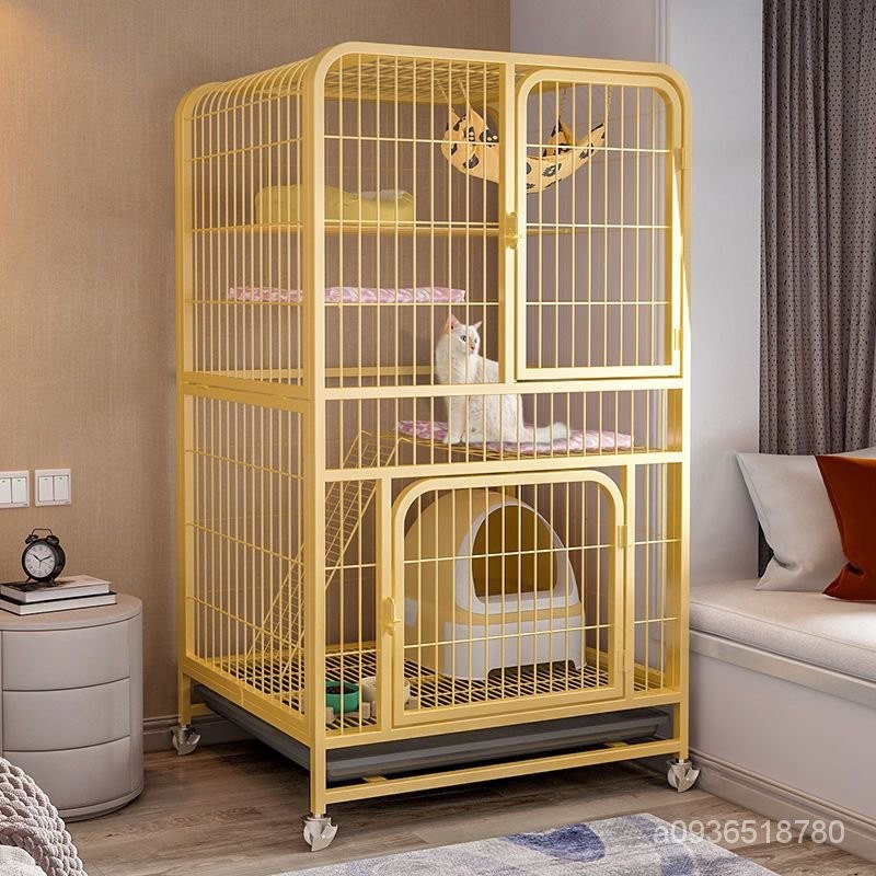 貓籠子傢用超大自由空間室內貓咪專用別墅空貓捨貓屋不佔地小戶型 URGM
