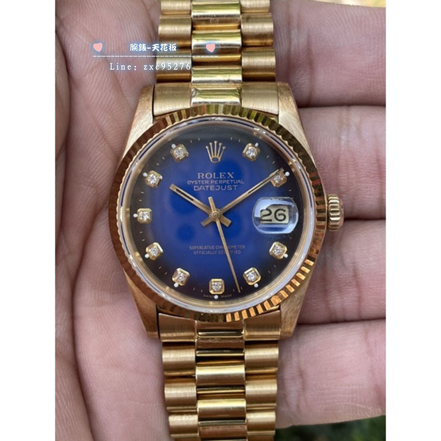 勞力士 16018港製k金腕錶腕錶