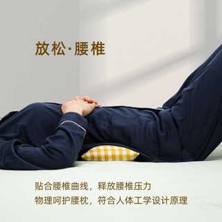 臺灣-出貨💖腰枕床上蕎麥殼支撐腰椎舒適腰枕睡覺專用夜用小枕頭墊腰墊腰椎枕