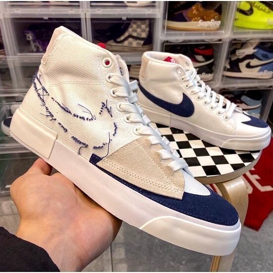 Nike SB Blazer Mid 白色拆鉤 CI3833-100 慢跑鞋