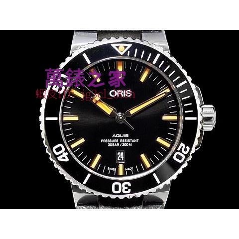 高端 ORIS 豪利時 Aquis 7730 時間之海 潛水錶 陶瓷圈 自動上鍊 HV7513