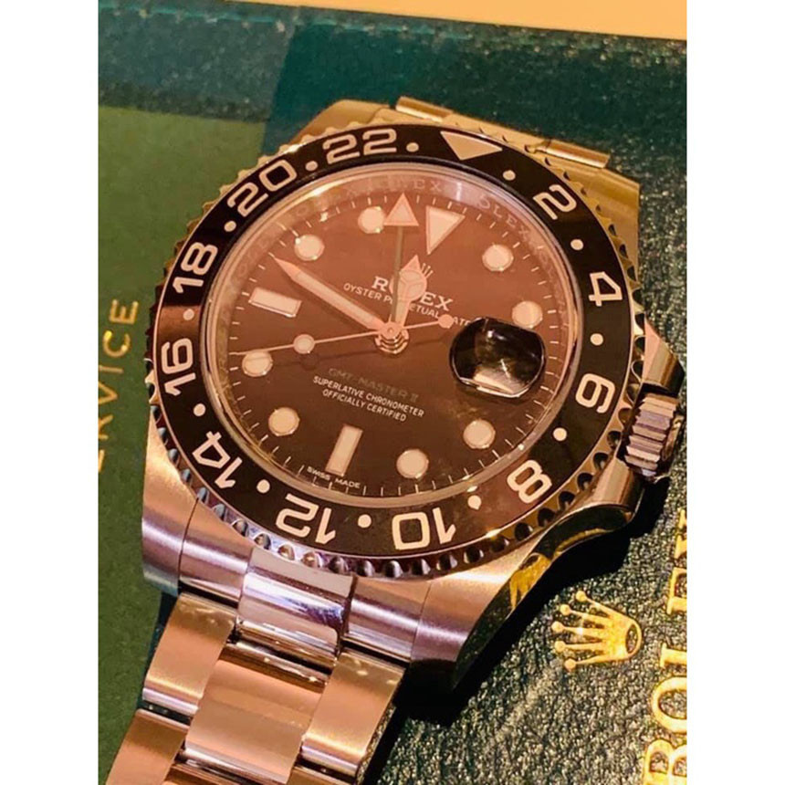 勞力士 Rolex 116710Ln 絕版停產 增值品 黑色陶瓷外圈 Gmt 綠針 全新腕錶