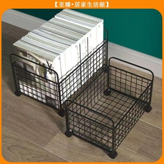 至臻 ‹書包置物架› 鐵藝書箱桌面 置物架 書桌收納盒學生黨好物書本收納箱簡易小 書架