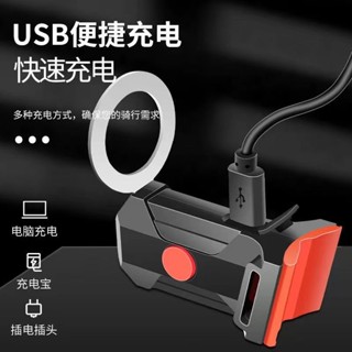 自行車後燈 超亮鐳射 自行車尾燈 自行車燈 腳踏車燈 公路車尾燈【方程式單車】山地自行車愛心尾燈可充電公路單車騎行尾燈兒