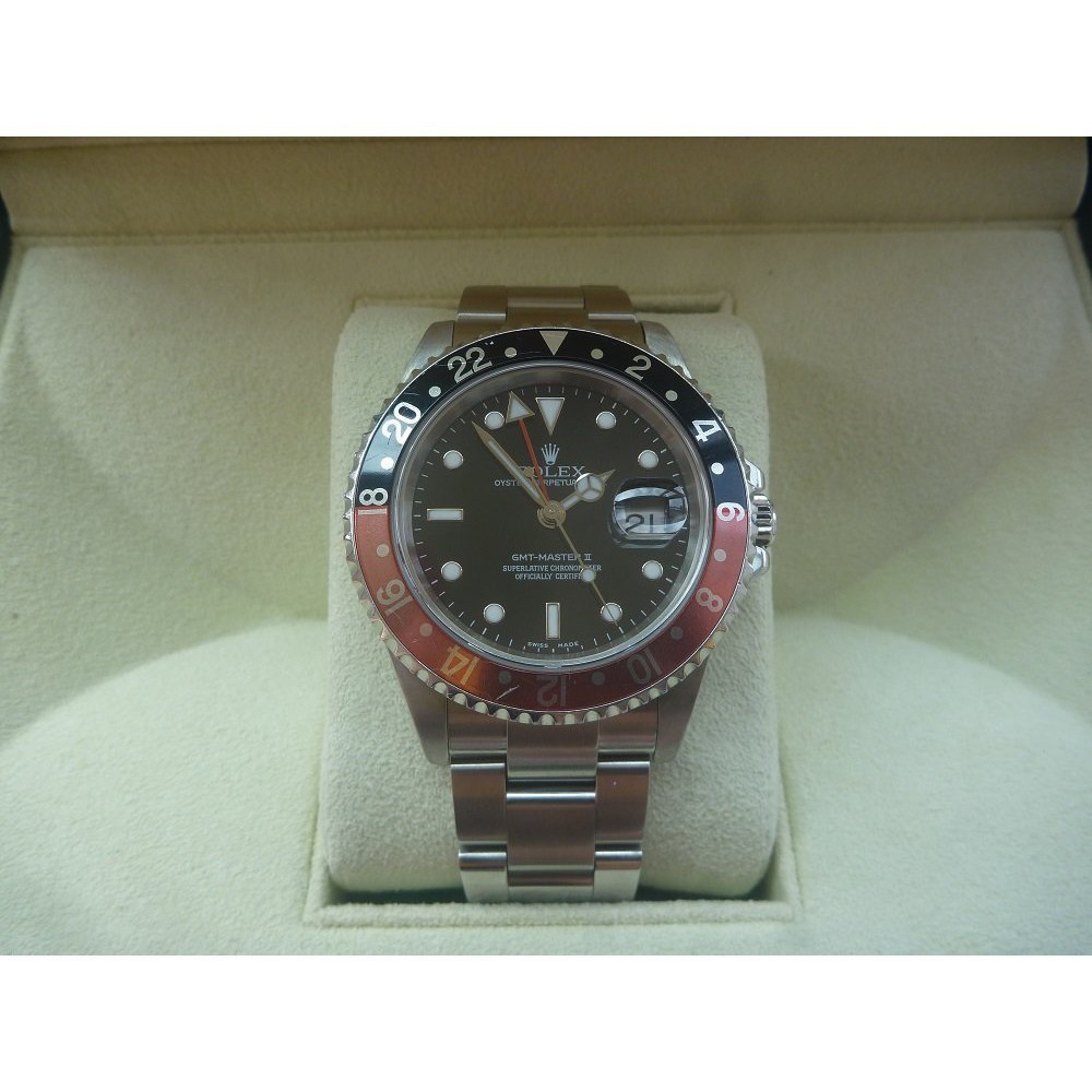 Rolex 16710退色紅黑圈F字頭盒單齊全95成新16610 116610 116520 AP PA