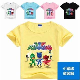 💎小豬豬 （多色可選）兒童短袖多色T恤 睡衣小英雄 卡通人物動漫卡通童裝印花兒童服裝 內搭衫