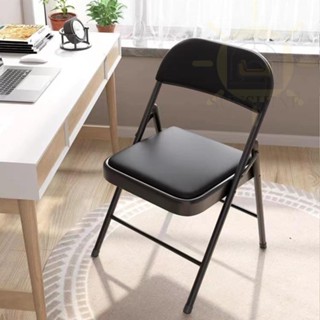 宿舍家用簡易便攜軟包靠背電腦椅辦公室培訓加厚折疊椅子