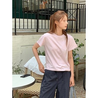 Codibook｜韓國 DAILYJOU 基本圓領滾邊短袖T恤［預購］短袖上衣 女裝