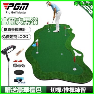 PGM 室內高爾夫 人工果嶺套裝 推桿練習器 帶切桿區 辦公室/傢用 高爾夫球果嶺毯 專業練習毯 推桿毯 高爾夫 推00