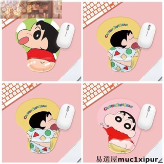 熱銷~三麗鷗腕託鼠標墊蠟筆小新遊戲辦公鼠標墊 Kuromi Cinnamoroll 辦公桌滑鼠墊適用於辦公電腦筆記本電腦