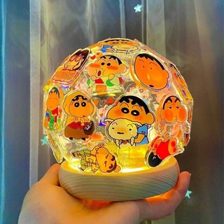 蠟筆小新 蠟筆小新小夜燈/氛圍燈✨ 卡通臥室氛圍燈 手工diy 送女友/閨蜜生日禮物 👍兒童禮物 交換禮物👍