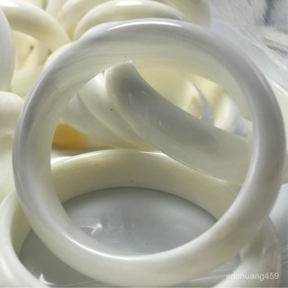 天然白貝殻手鐲手工拋光玉石工藝品女士海南A貨玉鐲手環廠傢批髮 TBEJ