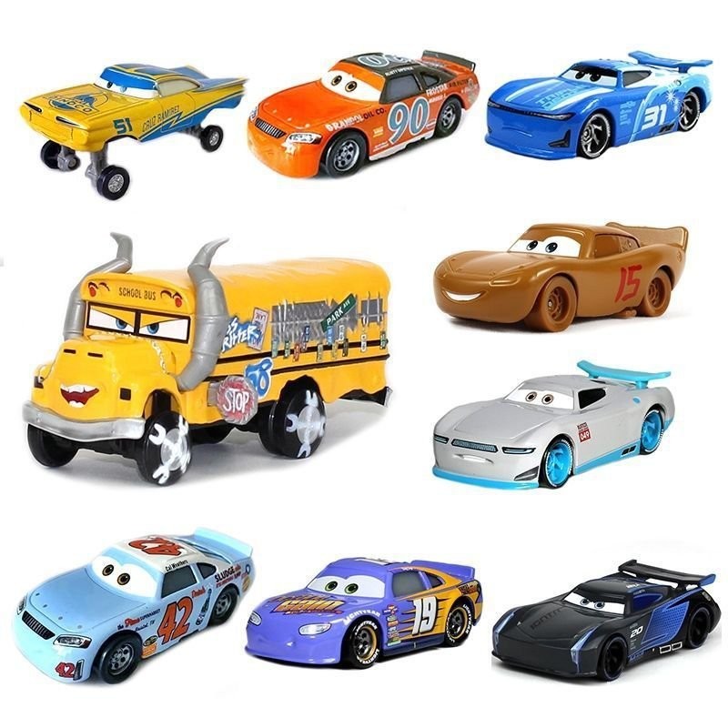【寶寶樂園】賽車總動員閤金車模 Mattel 美泰 美泰兒 汽車總動員 麥崑 麥坤 tomica tomica 閃電麥坤