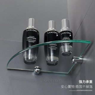🔥浴室搭配 浴室玻璃角架衛生間轉角置物架壁掛式單雙三層廁所三角形沐浴露架隨心空間搭配臺灣出貨🧡