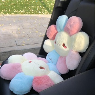 【臺灣熱賣】汽車用座椅靠墊腰墊可愛卡通車內枕頭靠枕創意車載抱枕車用護頸枕