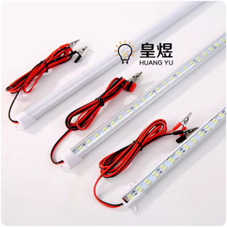 DC24V DC12V伏雙排燈帶LED硬燈條100CM 1米長度50CM機器裝置機床展示櫃燈管夜市地攤照明節能LED燈條