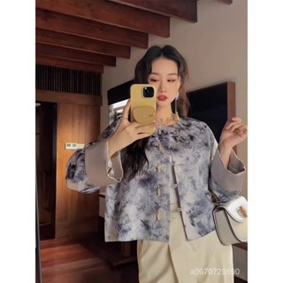 🌟全場免運 新中式女裝 國風上衣 國風外套 氣質 高階穿搭 中國風上衣 古裝漢服 新中式上衣 F4WG