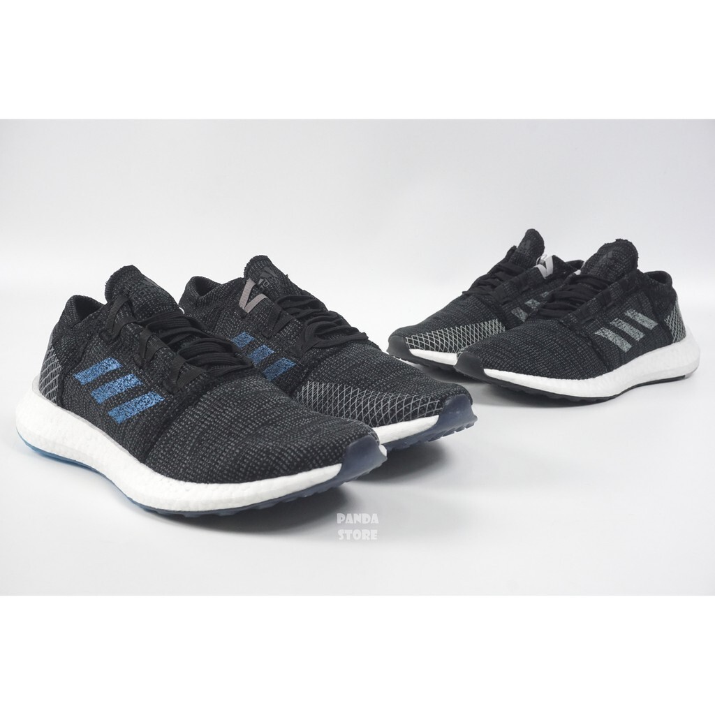 免運 ADIDAS PURE BOOST GO 編織 緩震 運動鞋 EF7634 黑藍 B75822 黑灰 男女鞋