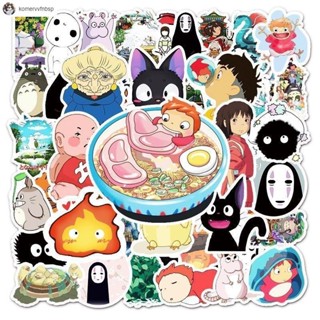 精選！推薦🎀日系動漫貼紙 手作DIY 50張宮崎駿動畫無臉男龍貓塗鴉個性筆記本電腦汽車冰箱滑板車貼紙