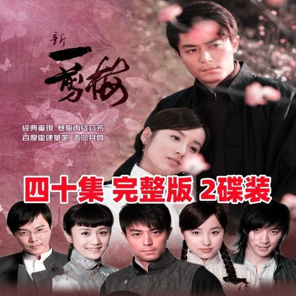 【婷婷隨身聽】【一剪梅】民國情感電視劇DVD碟片光盤40集2碟完整版 霍建華 呂一