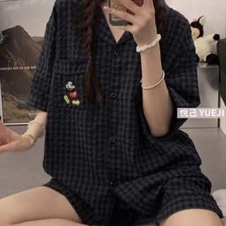 悅己🌻300斤休閑特大碼胖mm睡衣女寬松ins風簡約薄款小香風古風家居服大尺碼 居家睡衣 夏季居家服 睡衣裙