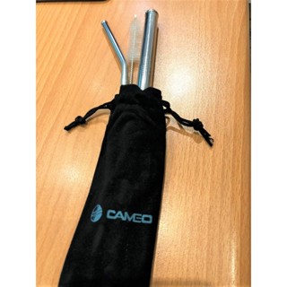 股東會紀念品 不鏽鋼環保吸管組 內附清潔刷 鐵吸管 不鏽鋼吸管 收納袋 環保吸管