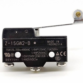 Z-15GW2-B 原裝歐姆龍OMRON行程限位微動按鈕開關Z-15GW2-B 15A--美美優選百貨