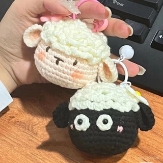 【小紅書推薦】毛綫手工編織diy情侶小羊掛件毛綫編織迷你羊玩偶娃娃掛件鑰匙扣 送禮品