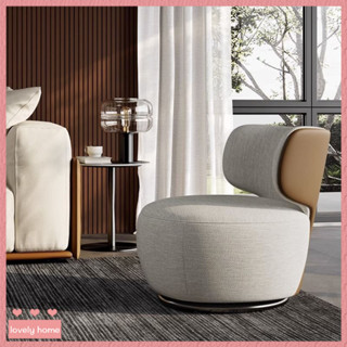 【Lovely home】新品❤免運 北歐風可旋轉沙發 家用客廳陽臺休閒椅 輕奢會客椅子 單人沙發 設計師款ins風沙發