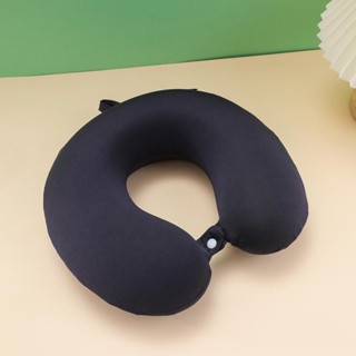 頸枕 U型枕 U型脖枕💕夏季冰絲護脖子廠家批發涼爽u型枕記憶棉枕頭慢回彈脖枕旅行頸枕