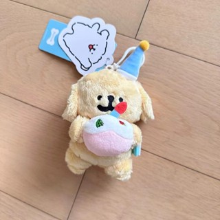 『小花甜鋪』🌟線條小狗Maltese毛絨公仔掛件韓國可愛包包掛飾玩偶生日情侶禮物