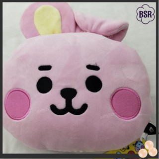 免運 BT21 臉型 抱枕 卡通可愛車載靠墊頭枕 公仔 玩偶靠墊 護頸枕 睡覺 頭枕