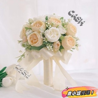 ♥可愛免運購♥手捧花新娘韓式婚禮 結婚領證模擬花束 森系婚紗攝影拍照道具手捧花Z0831